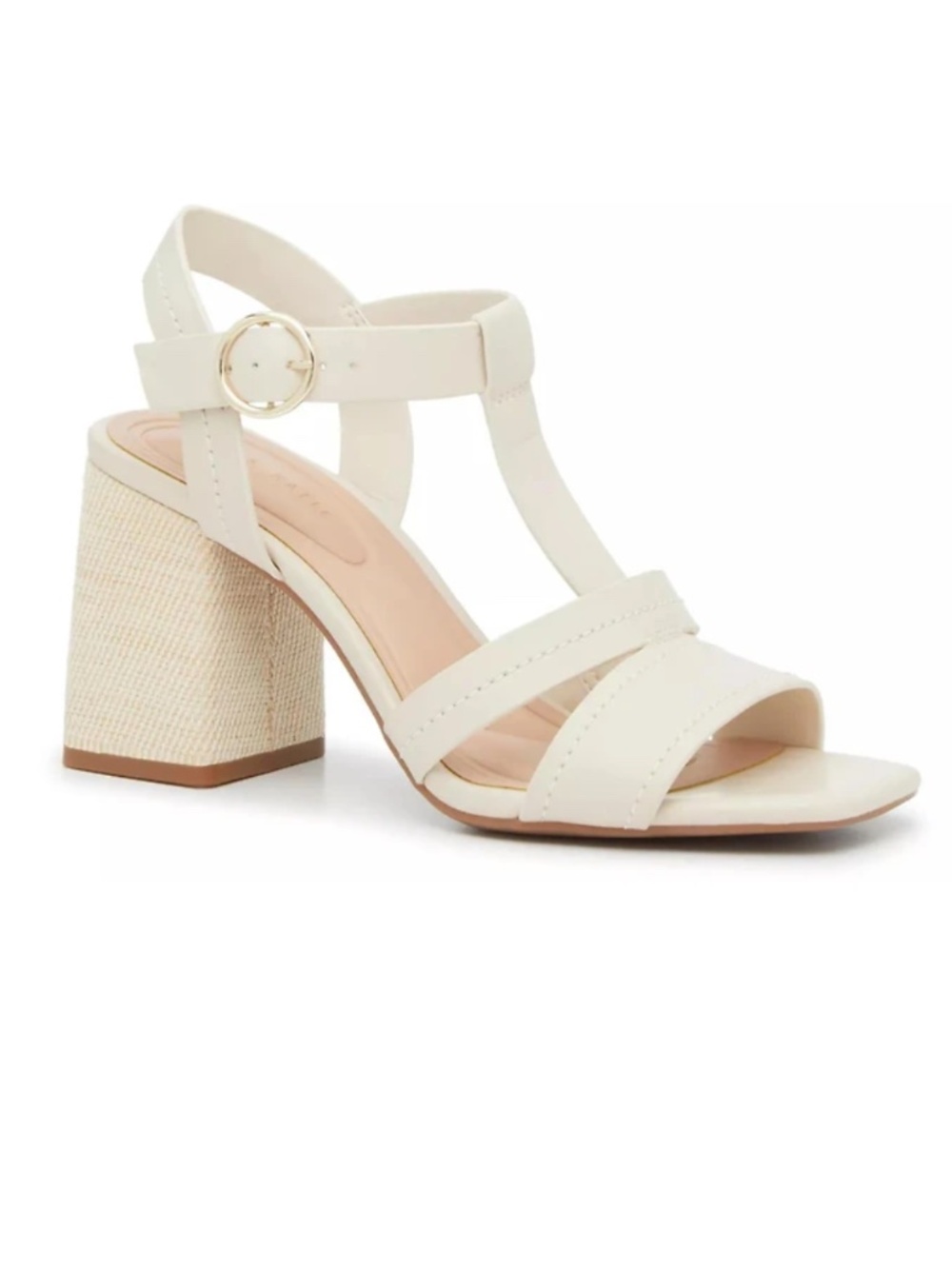 Kelly & Katie Gracia Off White Block Heel Sandals Women’s Size 7